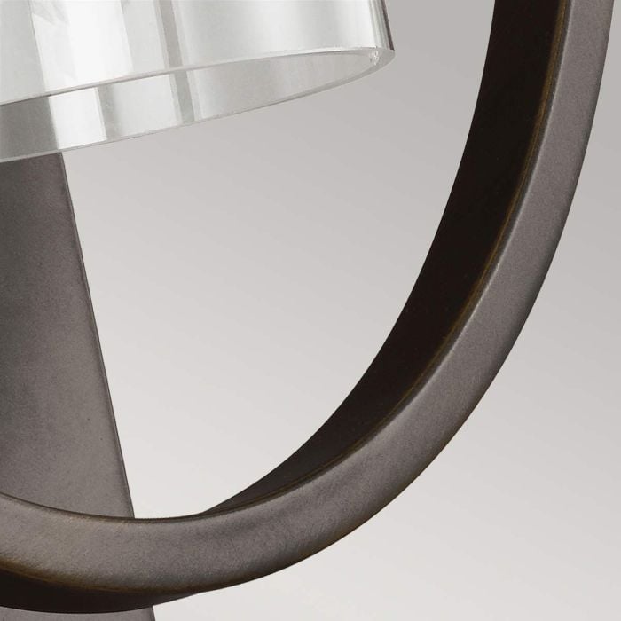 Elstead Lighting Marlena 1 Light Wall Light - Antique Bronze