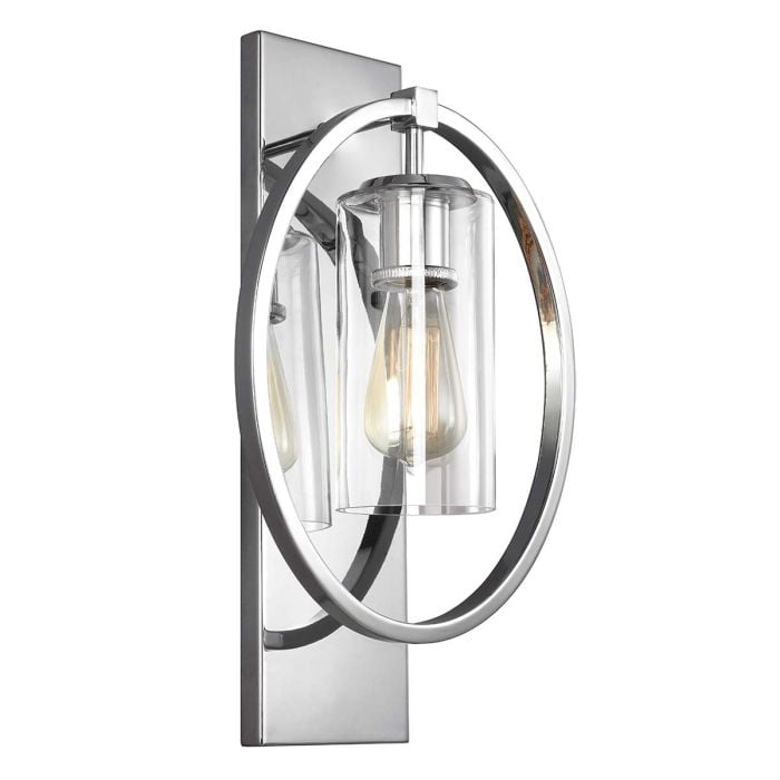 elstead lighting Marlena 1 Light Wall Light - Polished Chrome