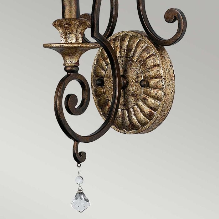 Elstead Lighting Marquette 1 Light Wall Light - Heirloom