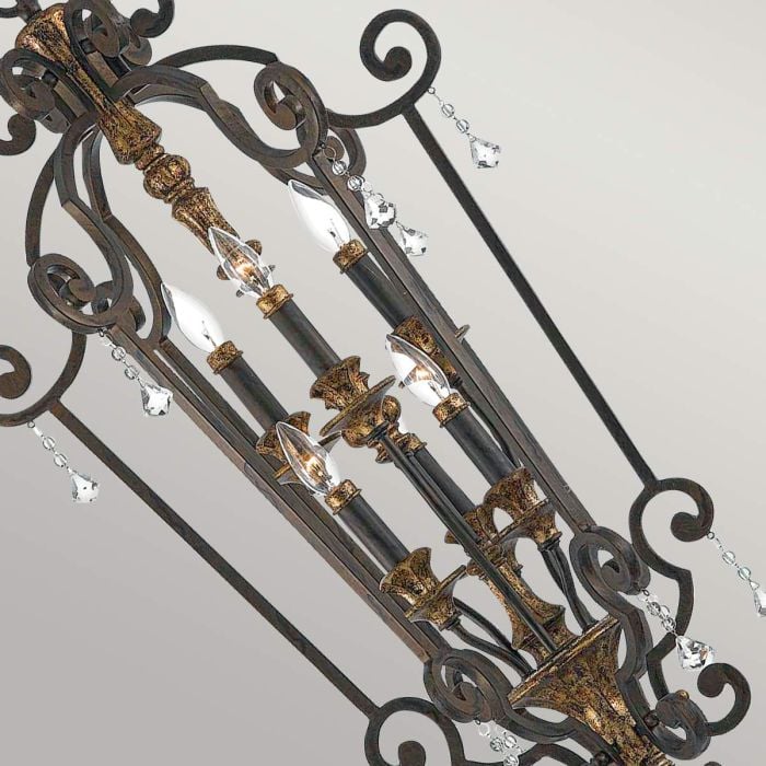Elstead Lighting Marquette 6 Light Chandelier - Heirloom