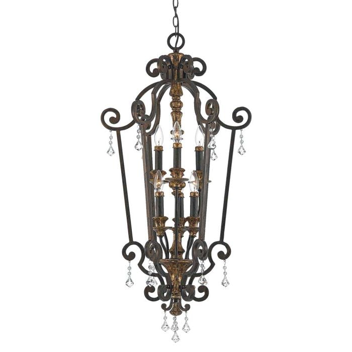elstead lighting Marquette 6 Light Chandelier - Heirloom