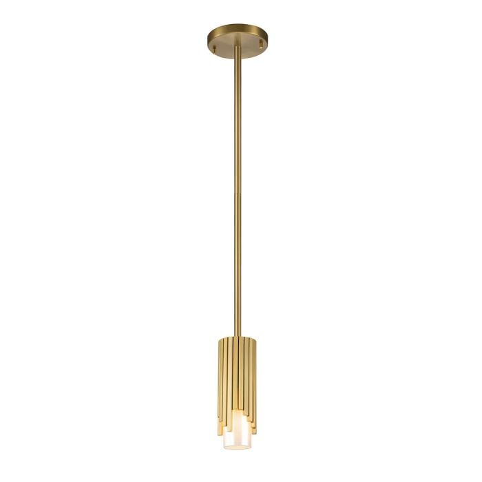 Elstead Lighting Marvele 1 Lt Mini Pendant - Aged Brass