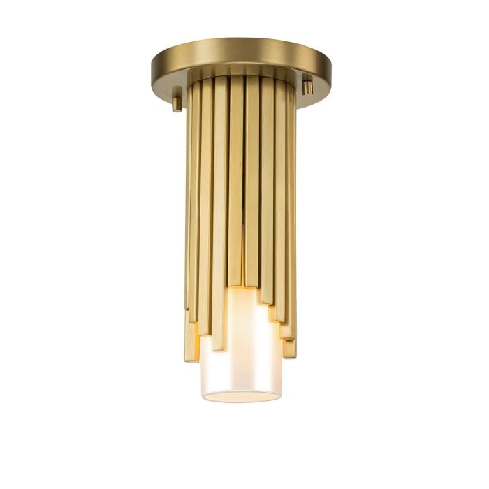 elstead lighting Marvele 1 lt Mini Pendant - Aged Brass