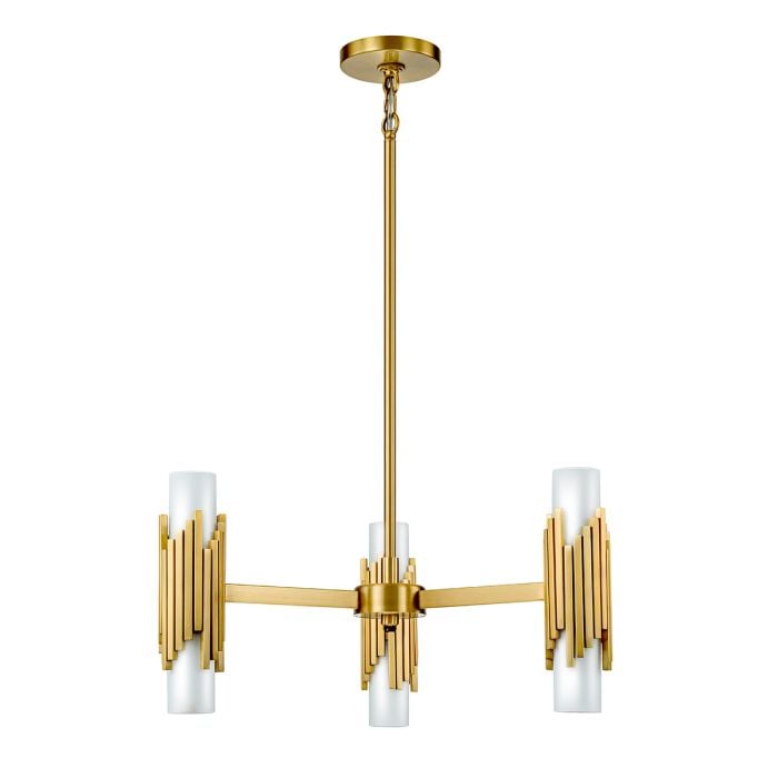 Elstead Lighting Marvele 6 Lt Chandelier - Aged Brass
