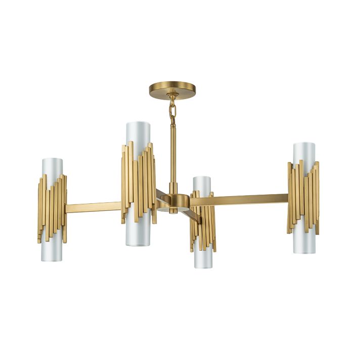 Elstead Lighting Marvele 8 Lt Chandelier - Aged Brass