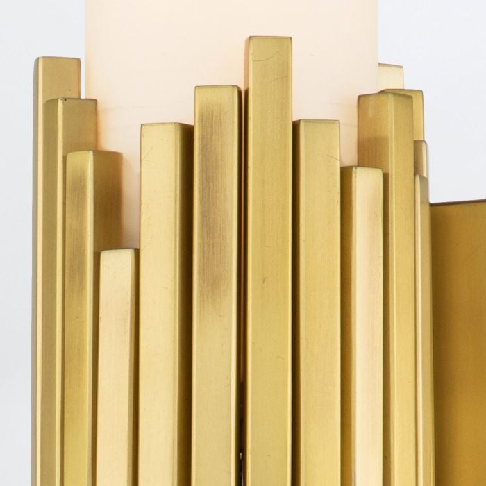 Elstead Lighting Marvelle 2 Lt Wall Light - Aged Brass