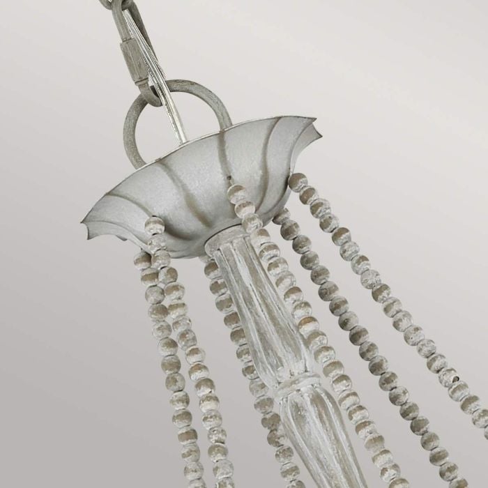 Elstead Lighting Maryville 6 Light Chandelier - Washed Grey