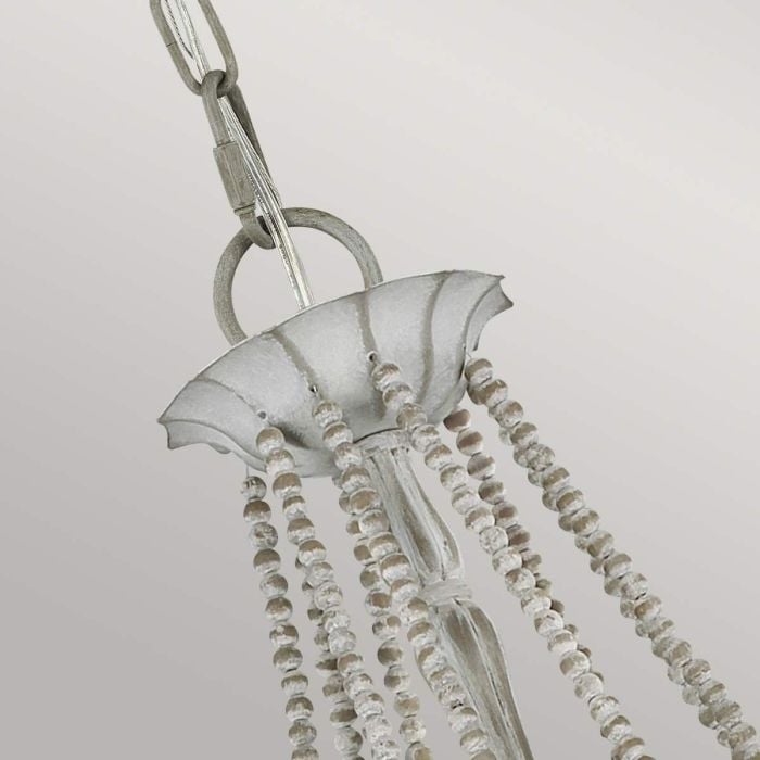Elstead Lighting Maryville 9 Light Chandelier - Washed Grey