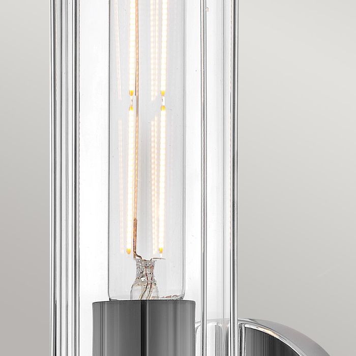 Elstead Lighting Masthead 1lt Wall Light - Polished Chrome & Black