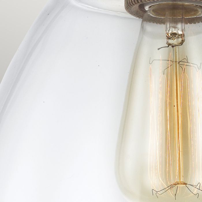 Elstead Lighting Matrimonio 1 Light Pendant - Driftwood / Dark Weathered Zinc