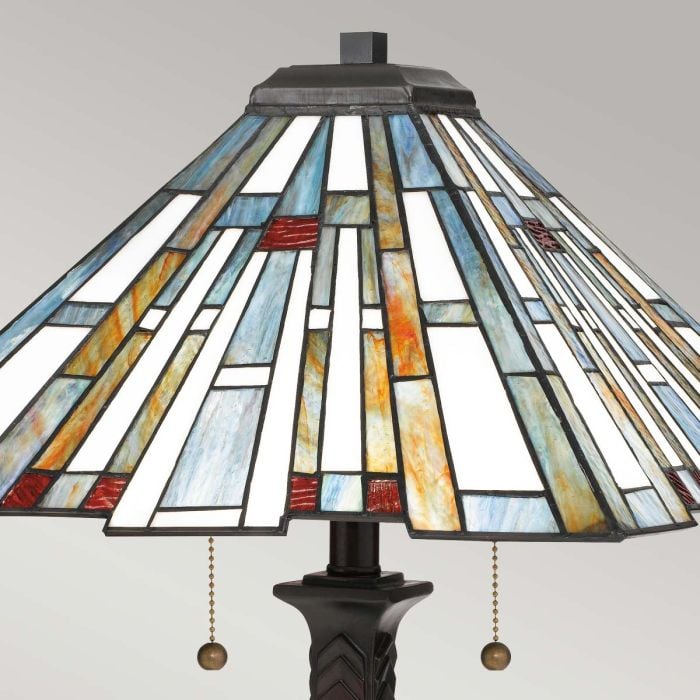 Elstead Lighting Maybeck 2 Light Table Lamp - Valiant Bronze
