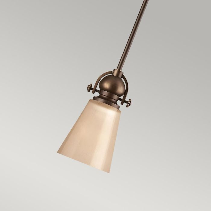 Elstead Lighting Mayflower 1 Light Mini Pendant - Olde Bronze