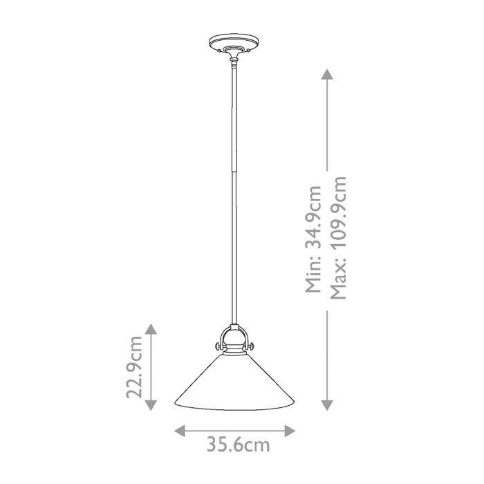 Elstead Lighting Mayflower 1 Light Mini Pendant - Olde Bronze Steel Etched Amber Glass