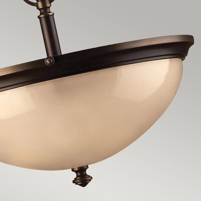 Elstead Lighting Mayflower 3 Light Pendant - Olde Bronze