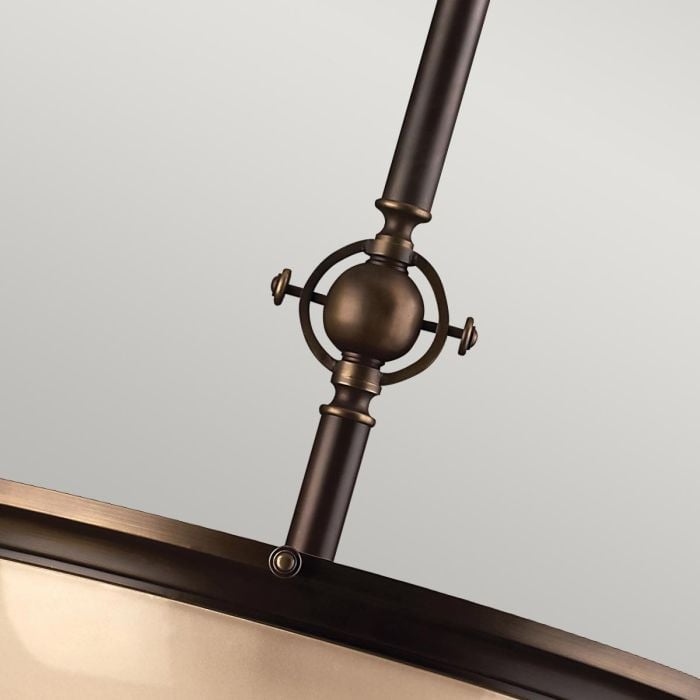 Elstead Lighting Mayflower 3 Light Pendant - Olde Bronze