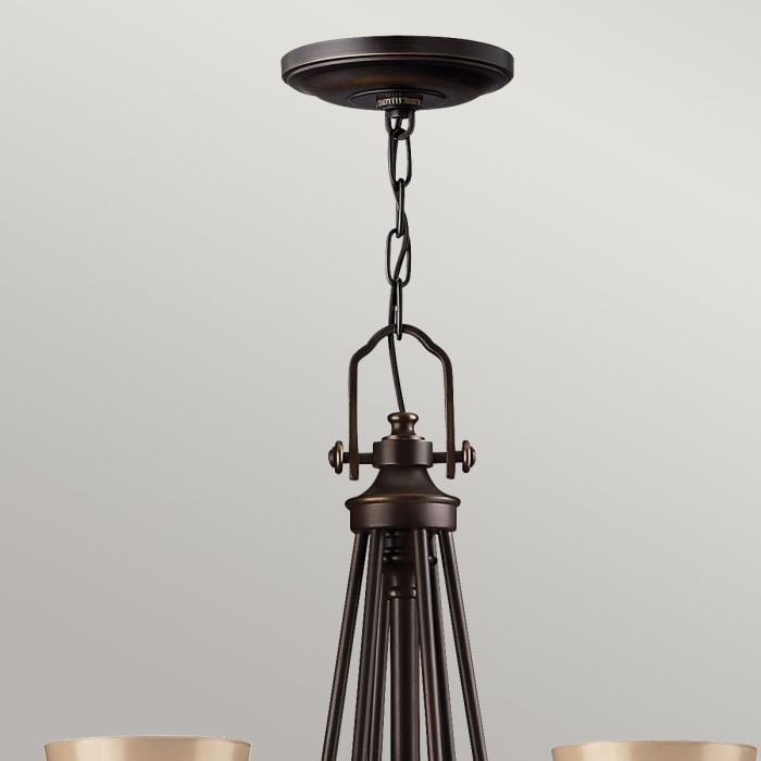 Elstead Lighting Mayflower 9 Light Chandelier - Olde Bronze