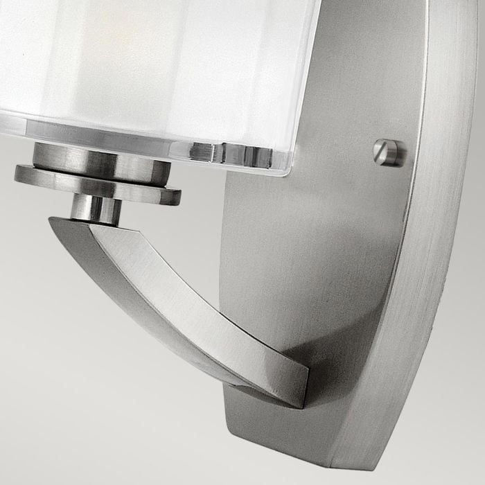 Elstead Lighting Meridian 1 Light Wall Light - Brushed Nickel