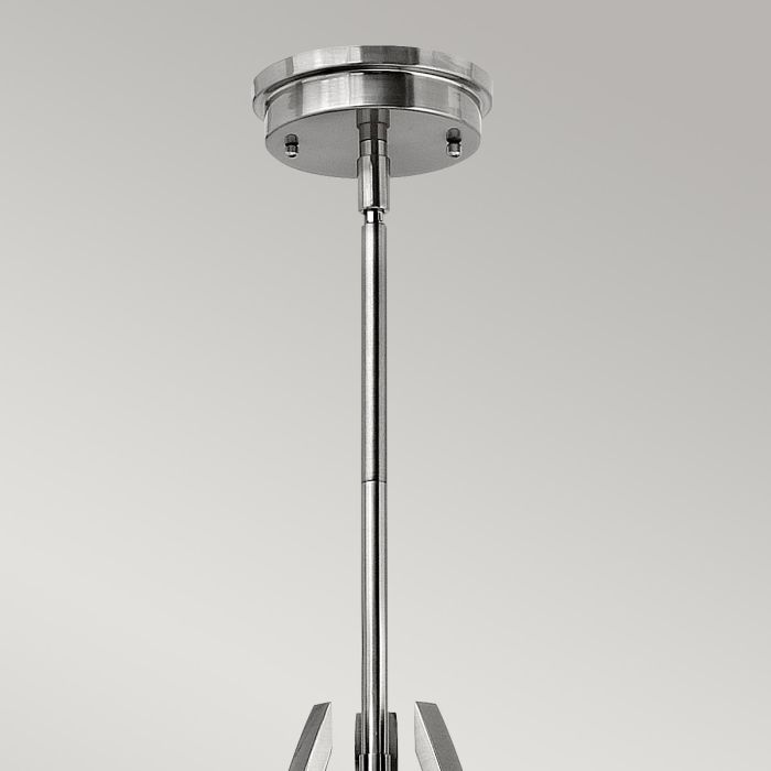 Elstead Lighting Meridian 3 Light Chandelier - Brushed Nickel