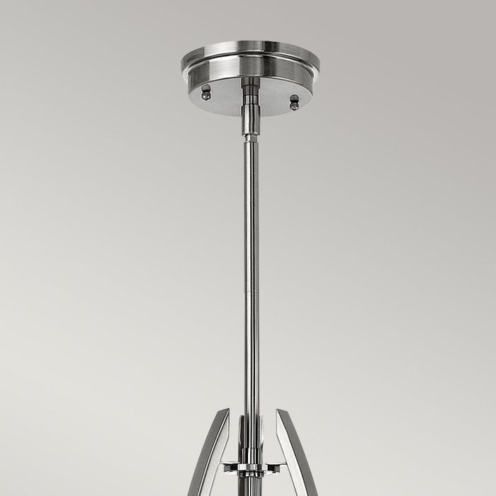 Elstead Lighting Meridian 3 Light Pendant - Brushed Nickel
