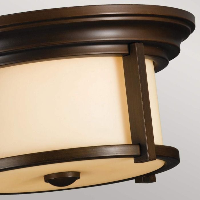 Elstead Lighting Merrill 2 Light Flush - Heritage Bronze
