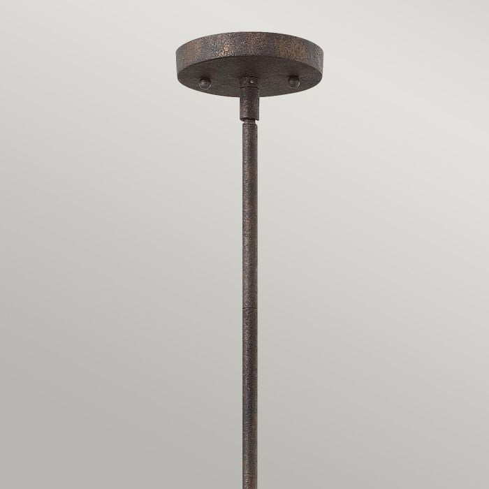 Elstead Lighting Middlefield 1 Light Mini Pendant - Iron Rust