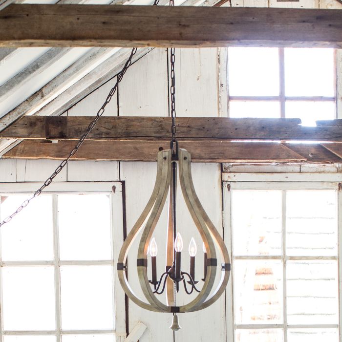 Elstead Lighting Middlefield 5 Light Chandelier - Iron Rust