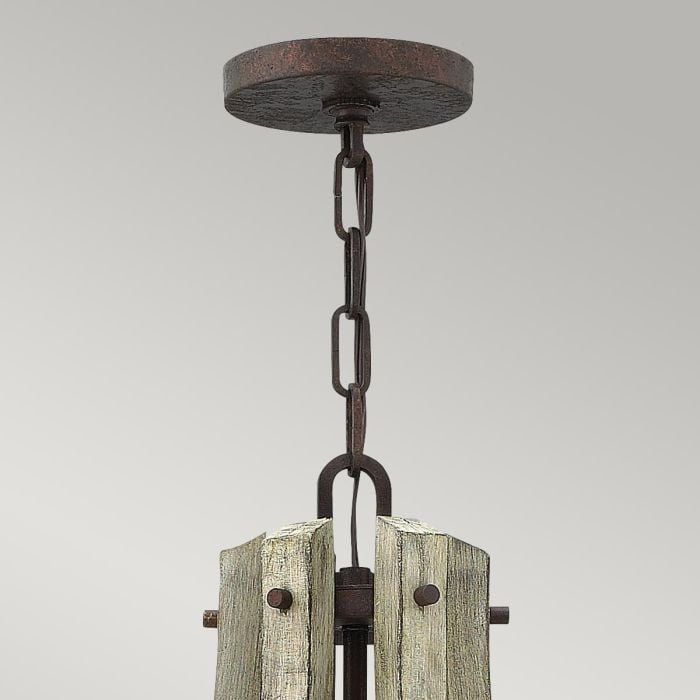 Elstead Lighting Middlefield 6 Light Chandelier - Iron Rust