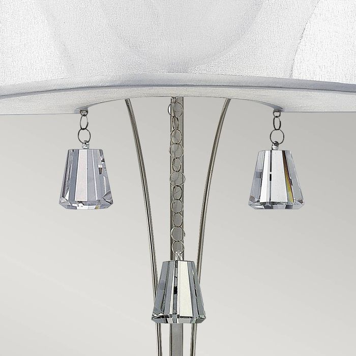 Elstead Lighting Mime 2 Light Wall Light - Brushed Nickel