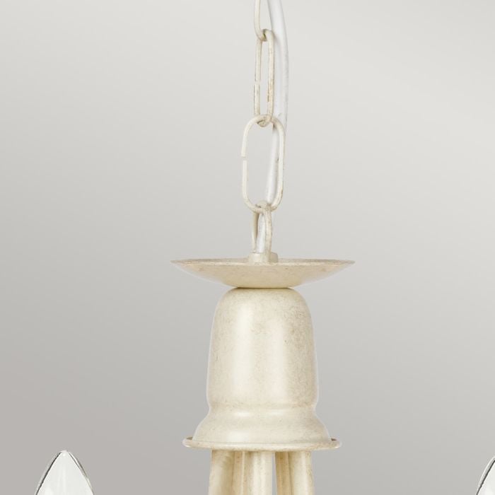 Elstead Lighting Minster 5 Light Chandelier - Ivory/ Gold Patina