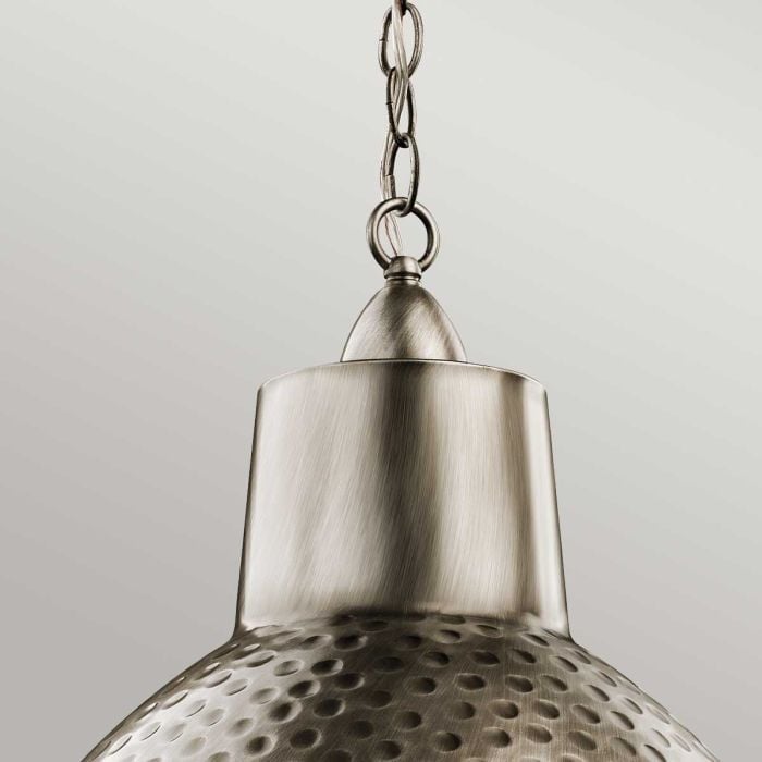 Elstead Lighting Missoula 1 Light Medium Pendant - Antique Pewter