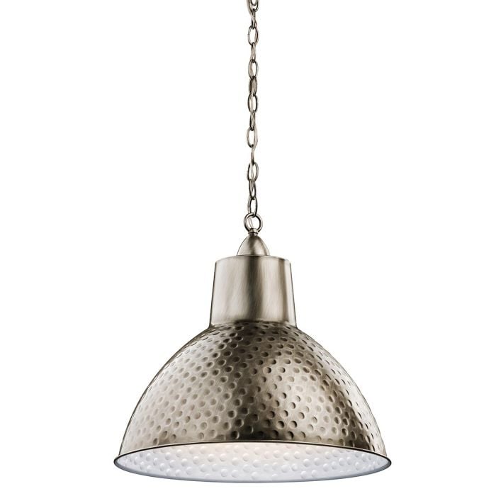 elstead lighting Missoula 1 Light Medium Pendant - Antique Pewter