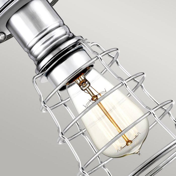 Elstead Lighting Mixon 1 Light Semi-Flush - Polished Chrome