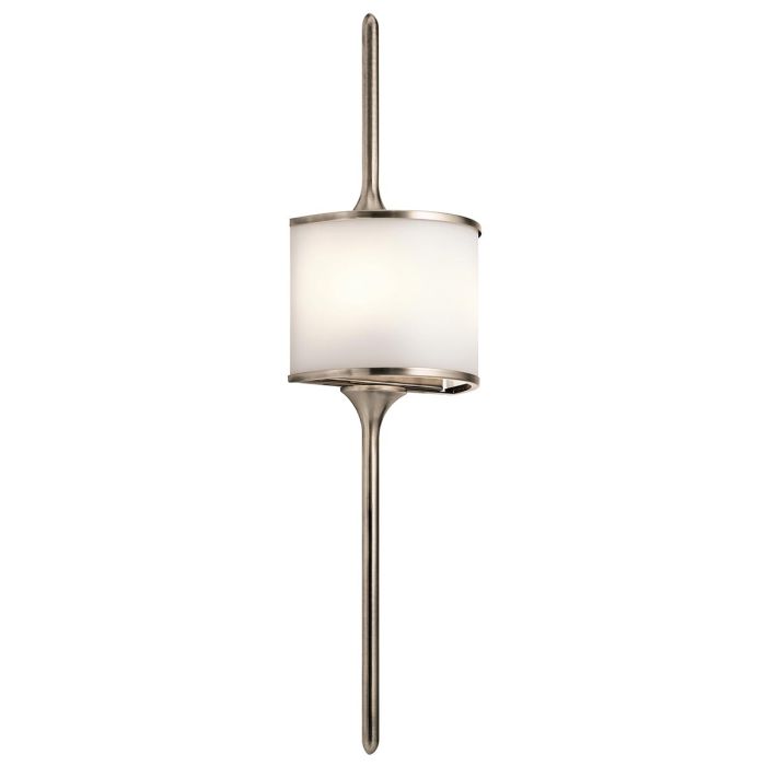 elstead lighting Mona 2 Light Large Wall Light - Classic Pewter