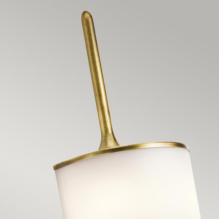 Elstead Lighting Mona 2 Light Large Wall Light - Natural Brass