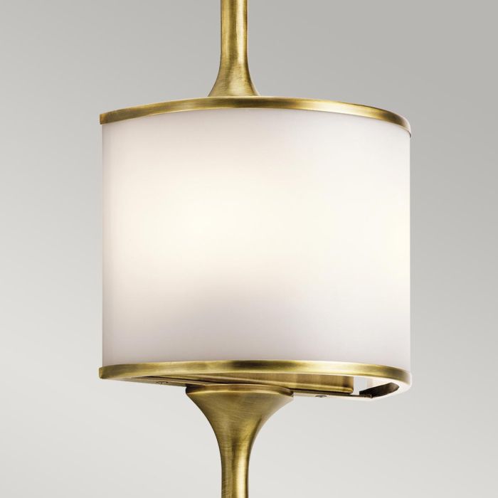 Elstead Lighting Mona 2 Light Large Wall Light - Natural Brass