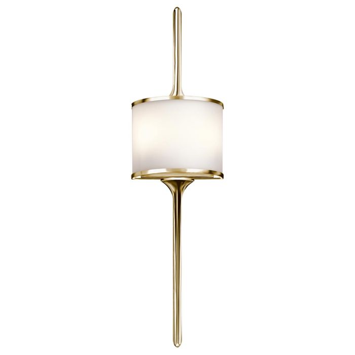elstead lighting Mona 2 Light Large Wall Light - Polished Brass