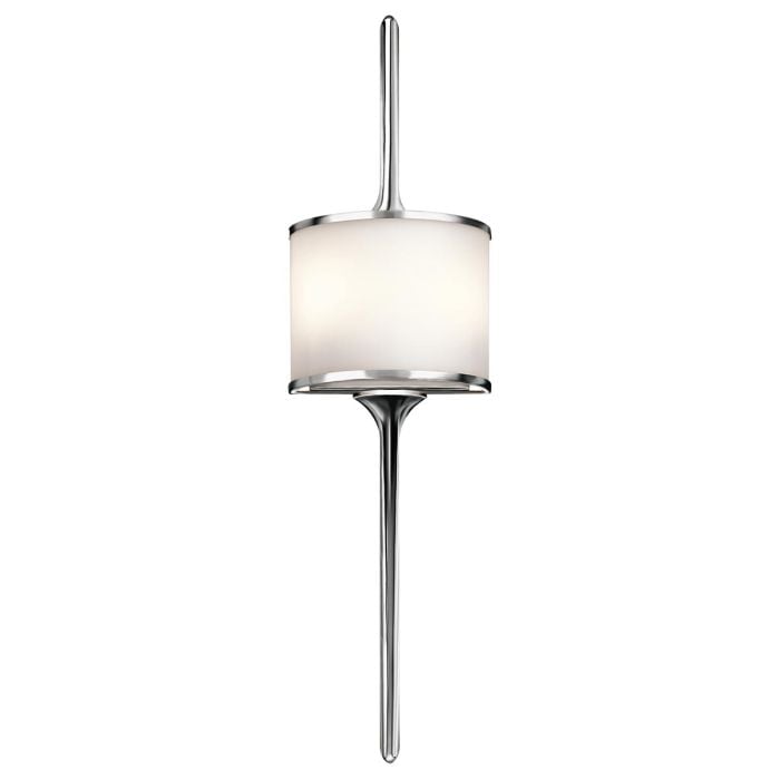 elstead lighting Mona 2 Light Large Wall Light - Polished Chrome