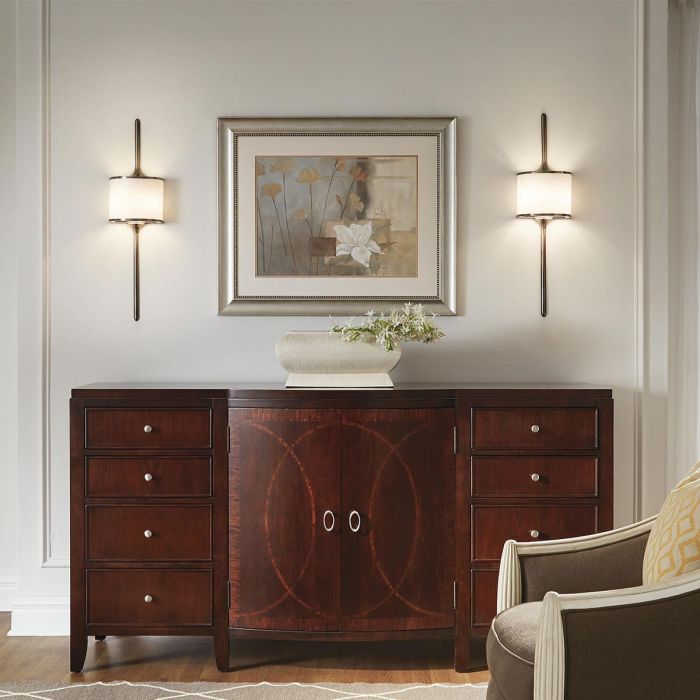 Elstead Lighting Mona 2 Light Small Wall Light - Classic Pewter