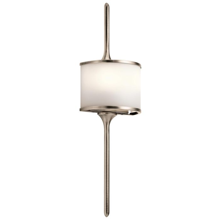 elstead lighting Mona 2 Light Small Wall Light - Classic Pewter