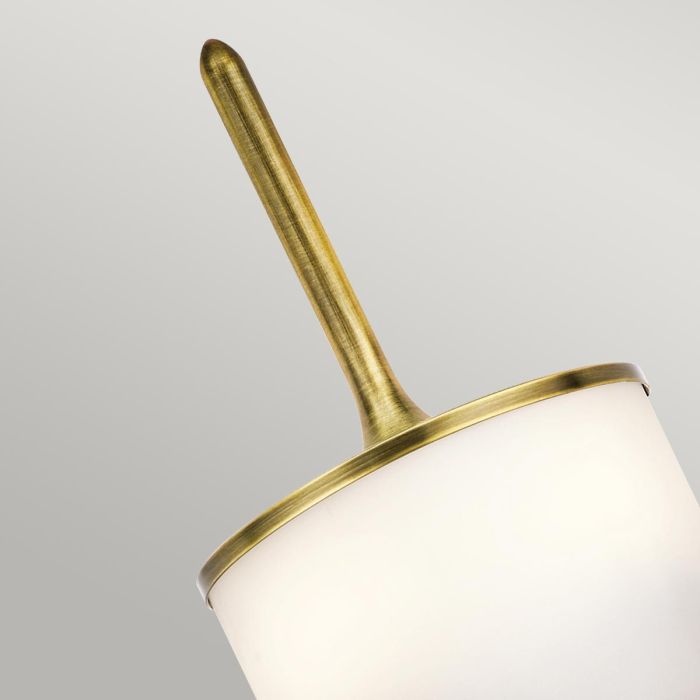Elstead Lighting Mona 2 Light Small Wall Light - Natural Brass