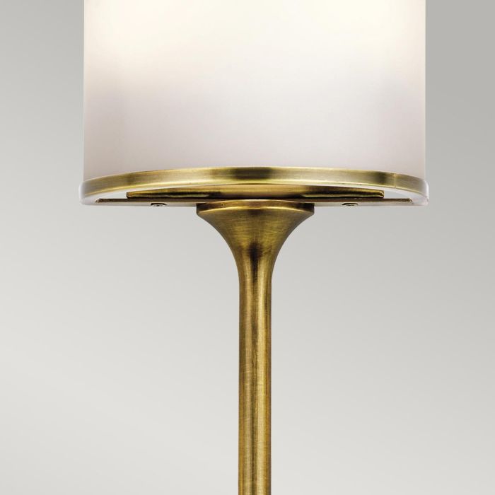 Elstead Lighting Mona 2 Light Small Wall Light - Natural Brass