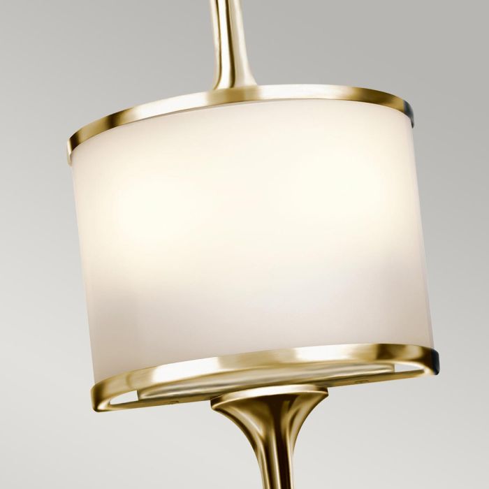 Elstead Lighting Mona 2 Light Small Wall Light - Polished Brass