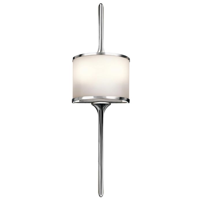 elstead lighting Mona 2 Light Small Wall Light - Polished Chrome