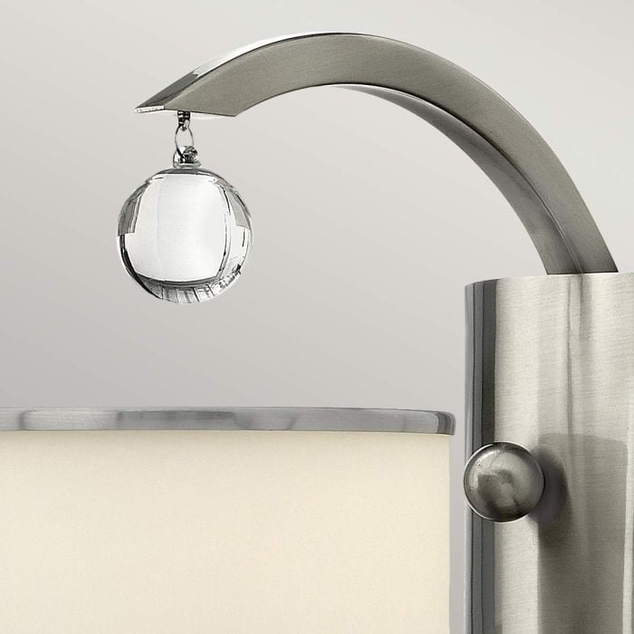 Elstead Lighting Monaco 1 Light Wall Light - Brushed Nickel