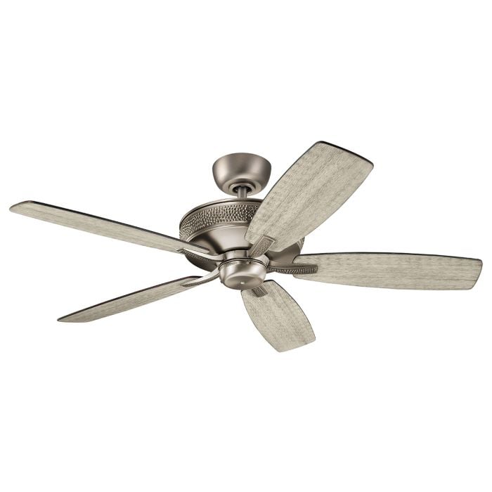 elstead lighting Monarch II - 52in / 132cm Fan - Burnished Antique Pewter