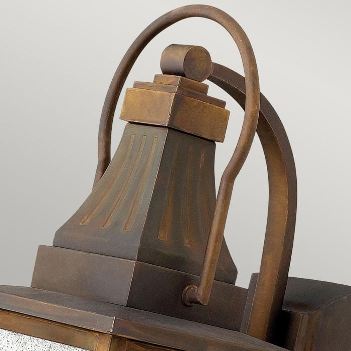 Elstead Lighting Montauk 2 Light Small Wall Lantern - Sienna