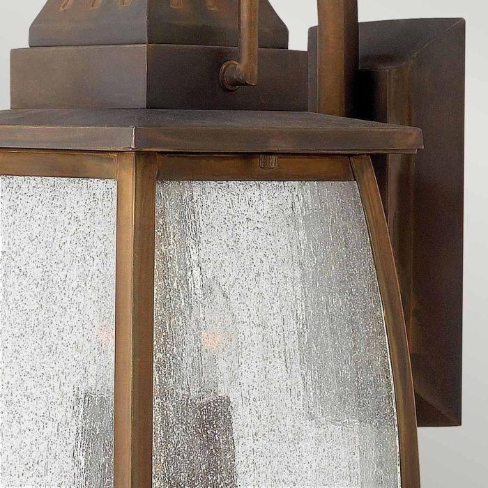 Elstead Lighting Montauk 2 Light Small Wall Lantern - Sienna