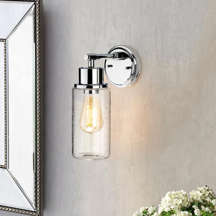 Elstead Lighting Morvah 1 Light Wall Light - Polished Chrome