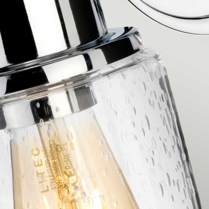 Elstead Lighting Morvah 1 Light Wall Light - Polished Chrome