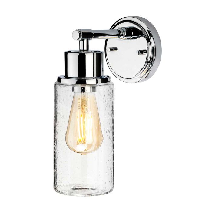 elstead lighting Morvah 1 Light Wall Light - Polished Chrome